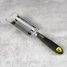 1pc Cheese Grater Stainless Steeel Grater; Cheese Grater; With Handle; Handheld Cheese Grater For Parmesan Cheese; Vegetables; Ginger; Garlic; Le