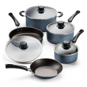 9-Piece Non-stick Cookware Set Blue