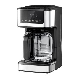 Programmable Coffee Maker, 12 Cup Programmable Drip Coffee Makers with Touch Screen, 4-Hour Keep Warm Coffee Makers Drips