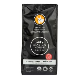 Kicking Horse Ground Coffee - Smart Ass - Case Of 6 - 10 Oz.