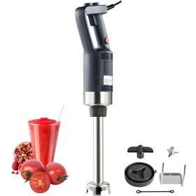 Commercial Immersion Blender, 500 Watt Heavy Duty Hand Mixer, Variable Speed Kitchen Stick Mixer with 304 Stainless Steel Blade