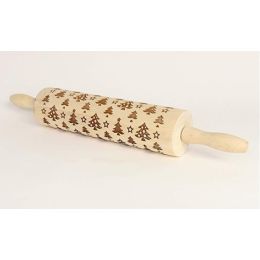 Rolling Pin Christmas Embossing (Option: 14style 43cm)