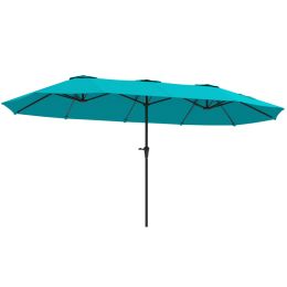 13 Ft. Extra Large Patio Umbrella With Easy Crank Handle, Vents For Outdoor, Patio, , Navy Blue (Option: Navy Blue)
