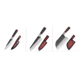 Forged Hammer Pattern Cutting Tool Stainless Steel (Option: Set)